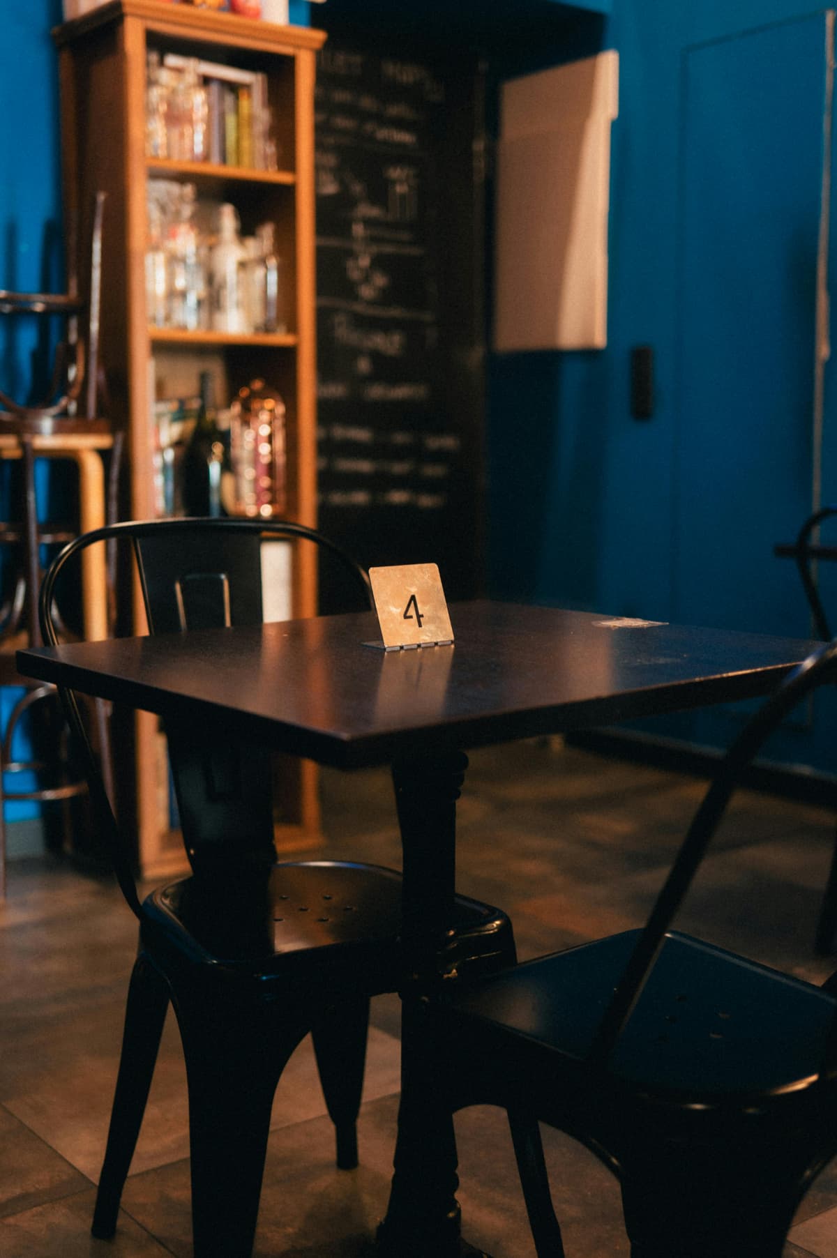 Beautifully set restaurant table